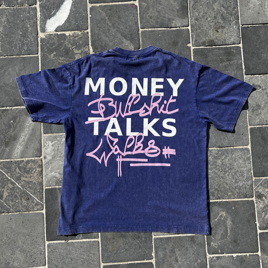 PRE-ORDER: Money Talks Tee - Blue
