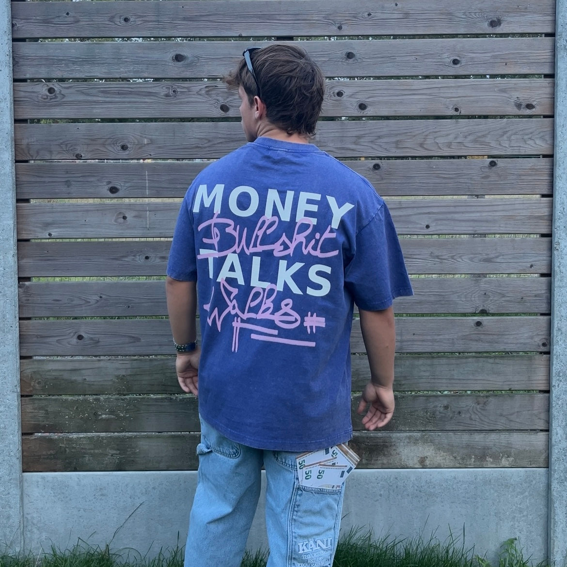 PRE-ORDER: Money Talks Tee - Blue